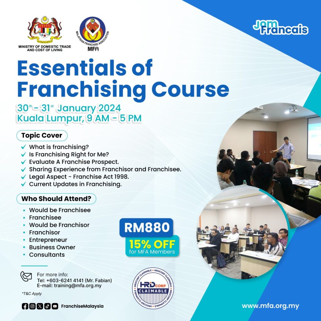 Essentials Of Franchising Course 1/2024