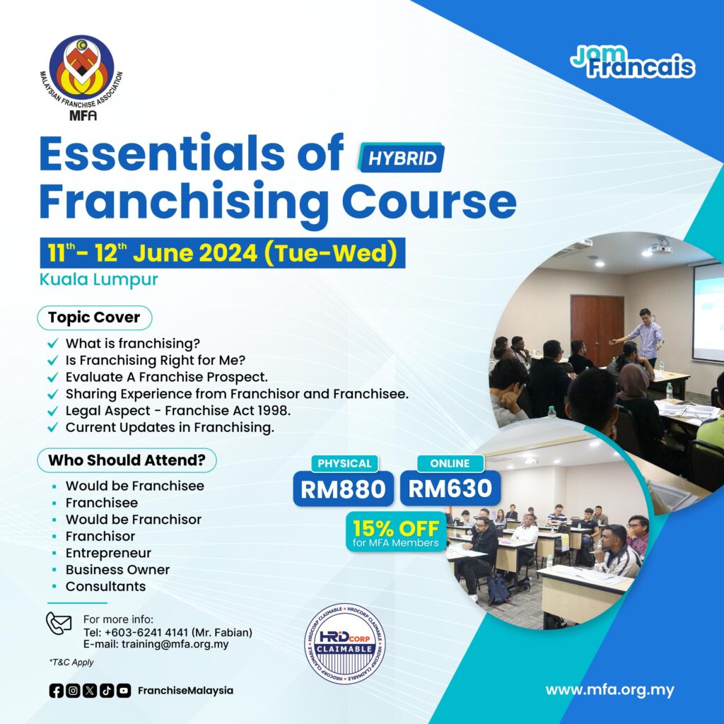 Essentials Of Franchising Course 2/2024